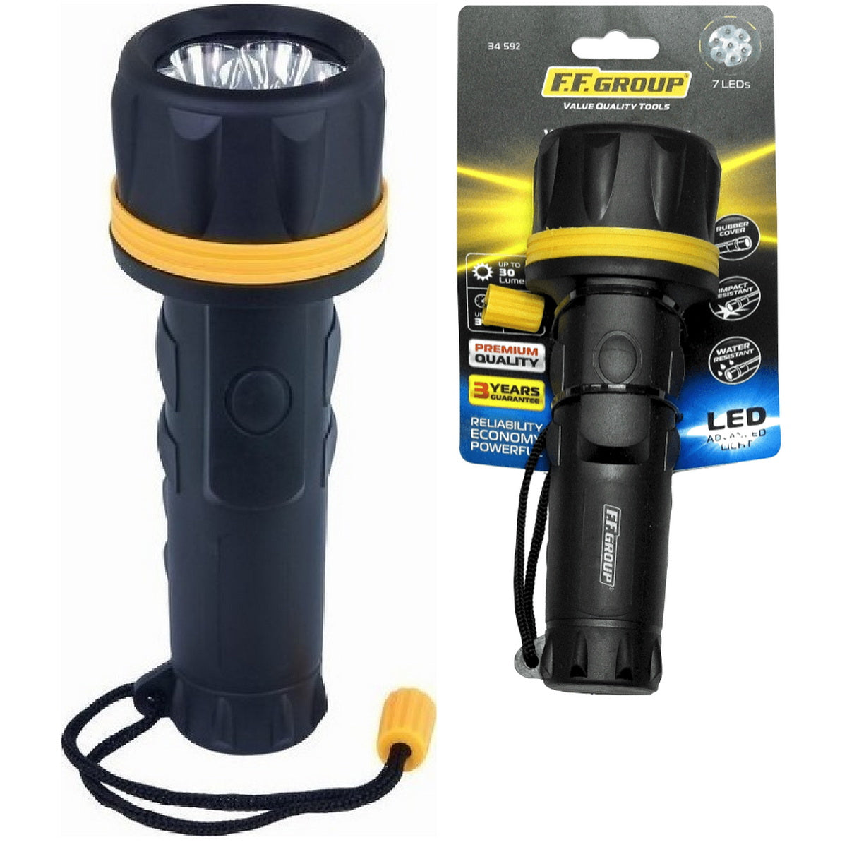 FF Group 34592 Φακός Χειρός 30 Lumens