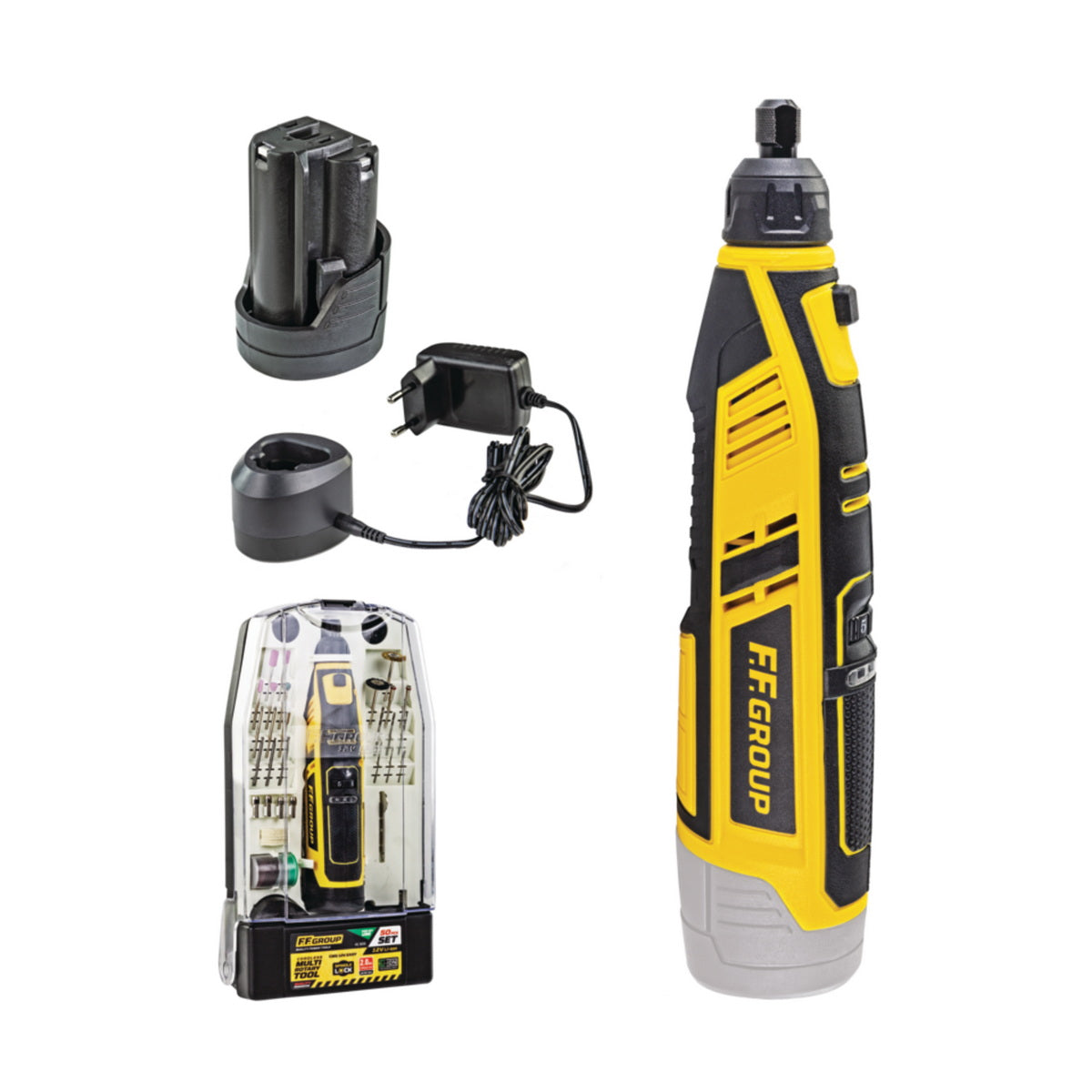 FF Group CMG 12V 41309 Easy Πολυεργαλείο Μινι Τροχός Μπαταρίας 12V Li-Ion Με Μπαταρία 2.0Ah