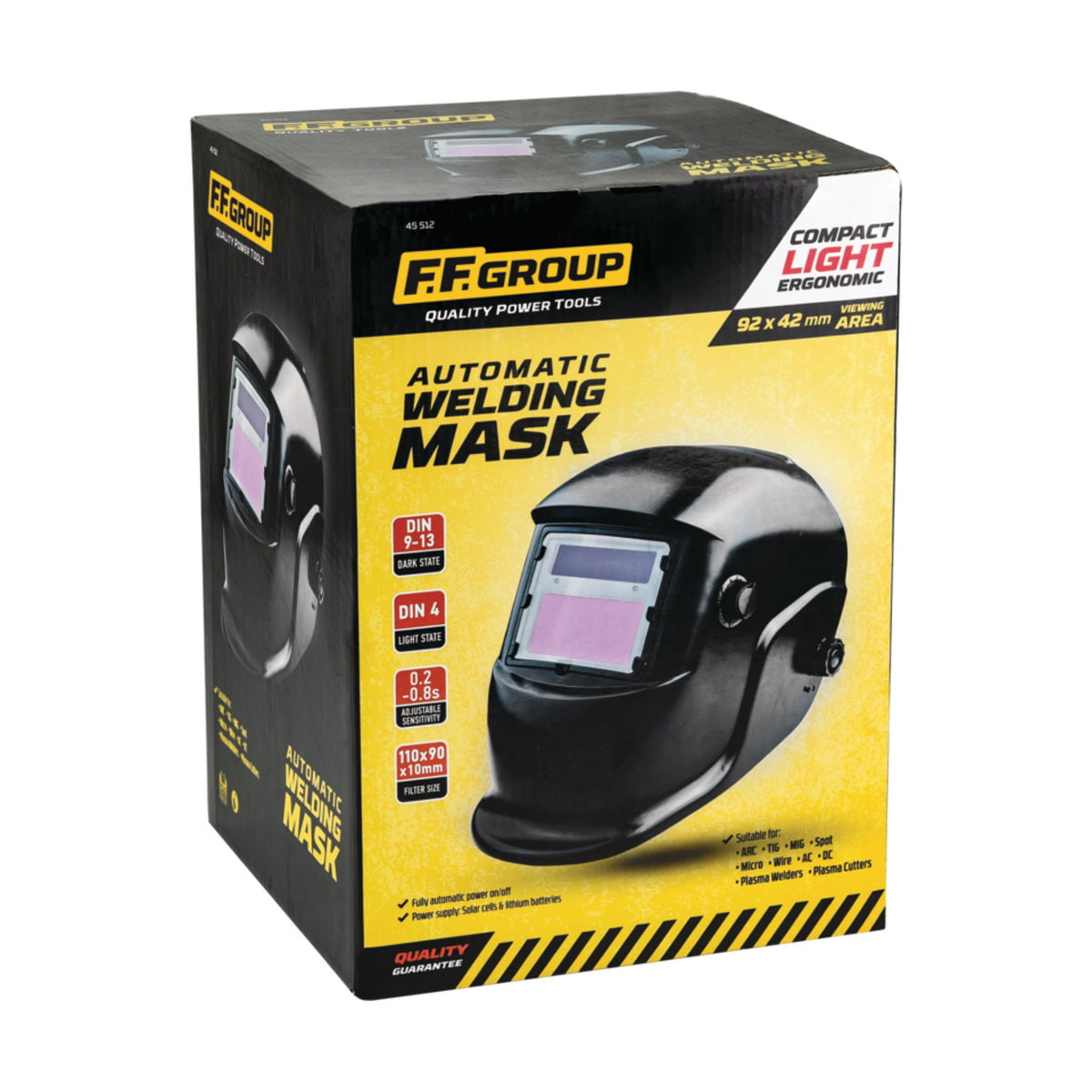 FF 45512 Μάσκα Ηλεκτροσυγκόλλησης Αυτόματης Σκίασης