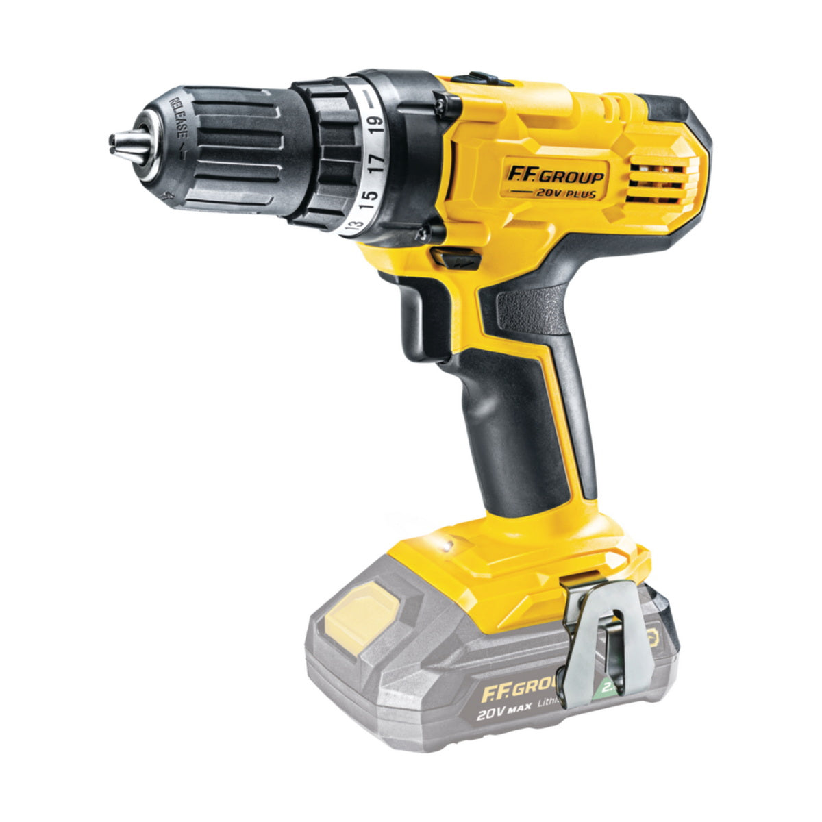 FF Group CDD40 20V PLUS 41315 Δραπανοκατσάβιδο Μπαταρίας 20V Li-Ion Με 2 Μπαταρίες 2.0Ah & Βαλίτσα