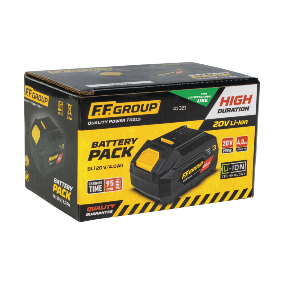 FF Group 41321 BLi/20V Επαναφορτιζόμενη Μπαταρία 20V Li-Ion 4.0Ah