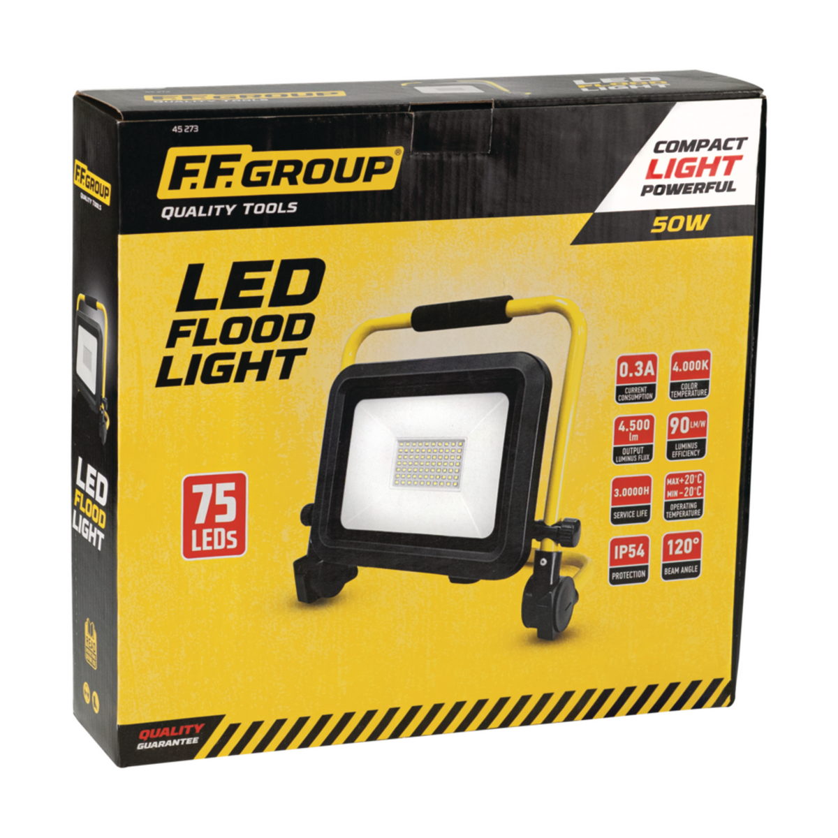 FF Group 45273 Προβολέας Εργασίας Led Με Βάση 50W 4500 Lumens