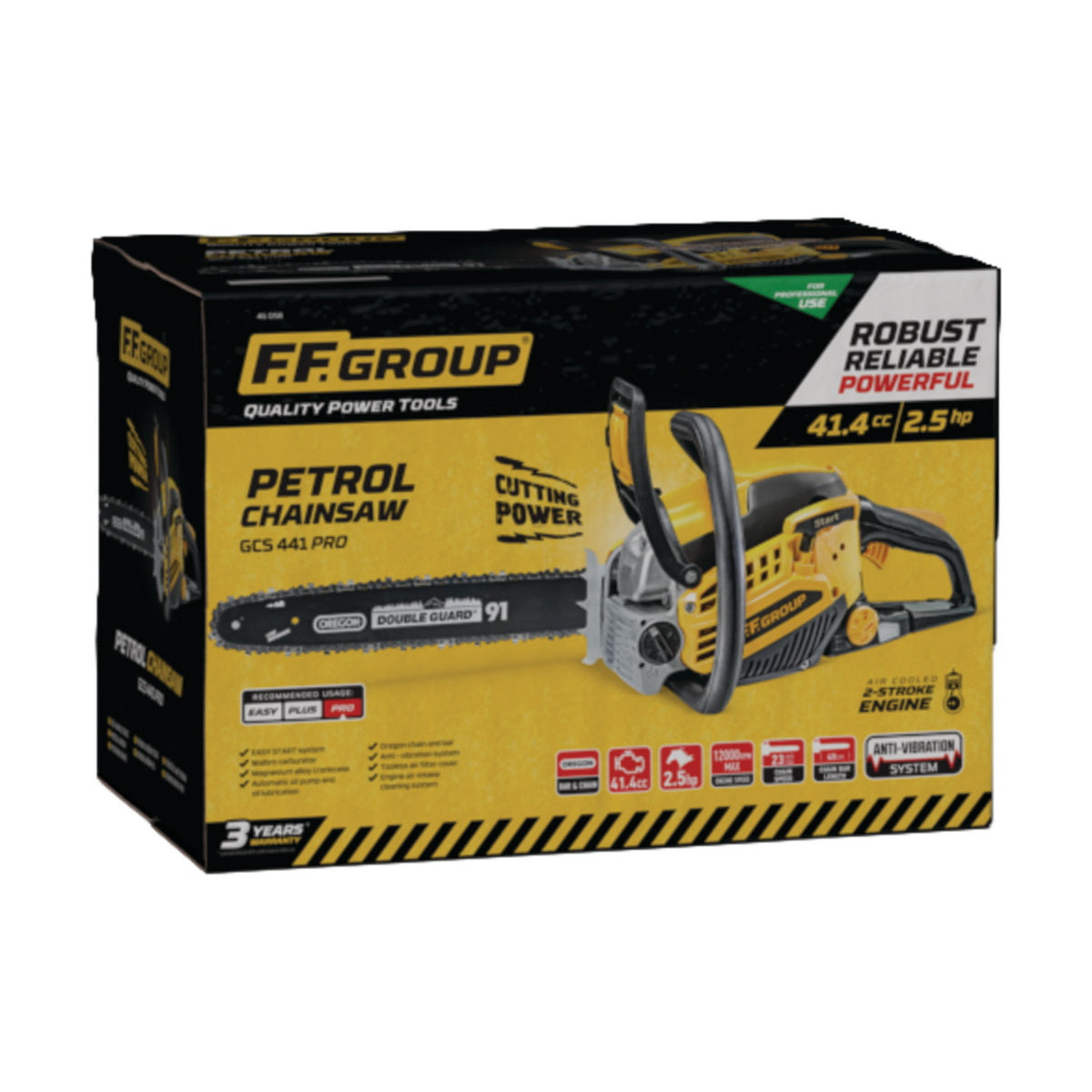 FF Group GCS 441 PRO 46058 Αλυσοπρίονο Βενζίνης 41.1cc 2.5hp Λάμα 30cm