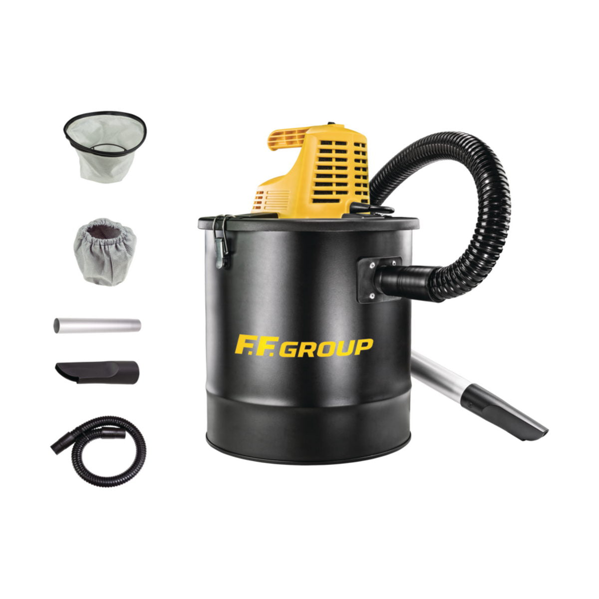FF Group AVC 20 PLUS 43498 Ηλεκτρική Σκούπα Στάχτης 1200W Με Κάδο 20Ltr