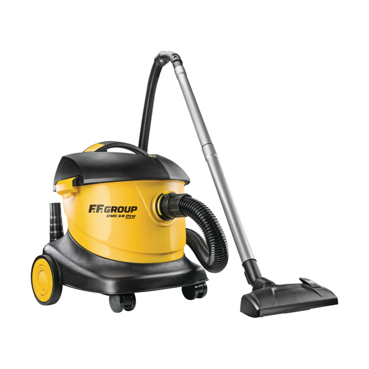 FF Group DVC 15 PRO 43499 Επαγγελματική Ηλεκτρική Σκούπα Στερεών 800W Με Κάδο 15Ltr