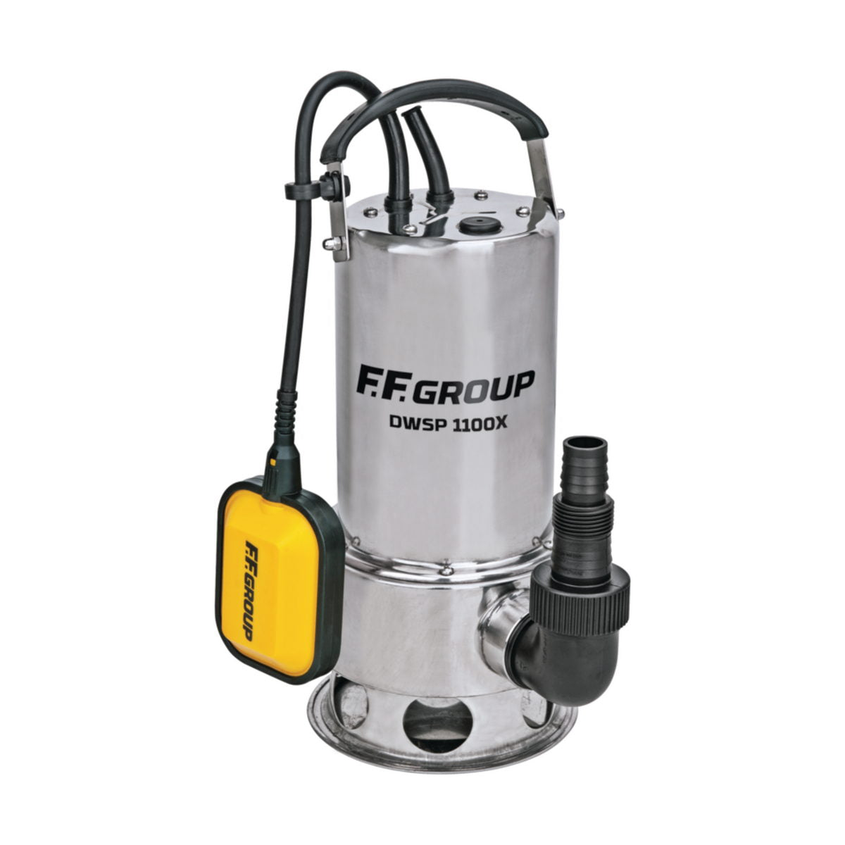 FF Group DWSP 1100X 43481 Επαγγελματική Αντλία Βυθιζόμενη (Υποβρύχια) Ακάθαρτων Υδάτων 1100W 16500Ltrhr Inox