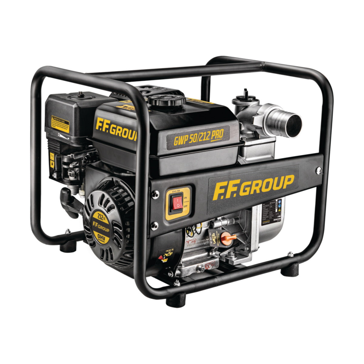 FF Group GWP 50/212 PRO 46634 Αντλία Επιφανείας Βενζίνης 212cc 7.0Hp 36m³/hr