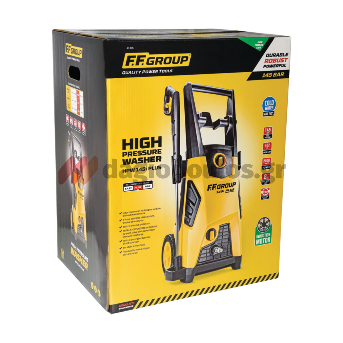 FF Group HPW 145i Plus 43416 Πλυστικό Υψηλής Πίεσης 145Bar 420Ltr/hr