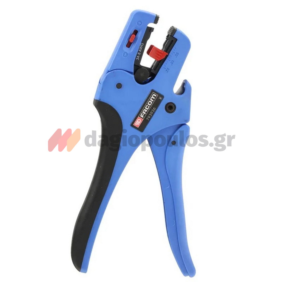 Facom 793936PB Αυτόματος Ρυθμιζόμενος Απογυμνωτής Καλωδίων Χειρός 0.02-10.0mm