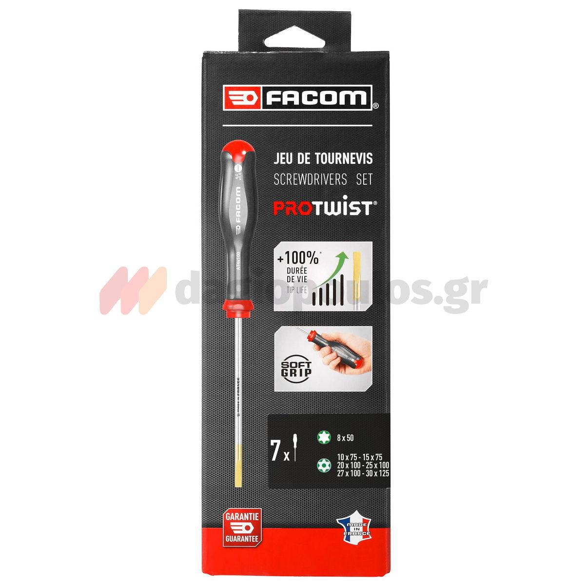 Facom ATXR.J7PB Συλλογή Κατσαβίδια Torx Σετ 7 Τεμ