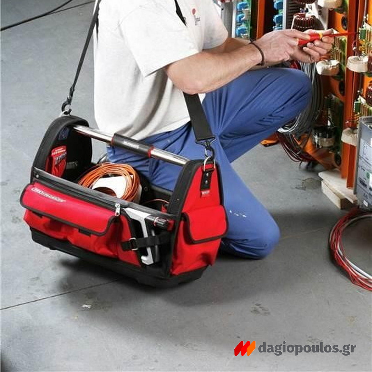 Facom BS.T20PB Εργαλειοθήκη Τσάντα Κλειστού - Ανοικτού Τύπου Υφασμάτινη Με Λαβή 20.8"