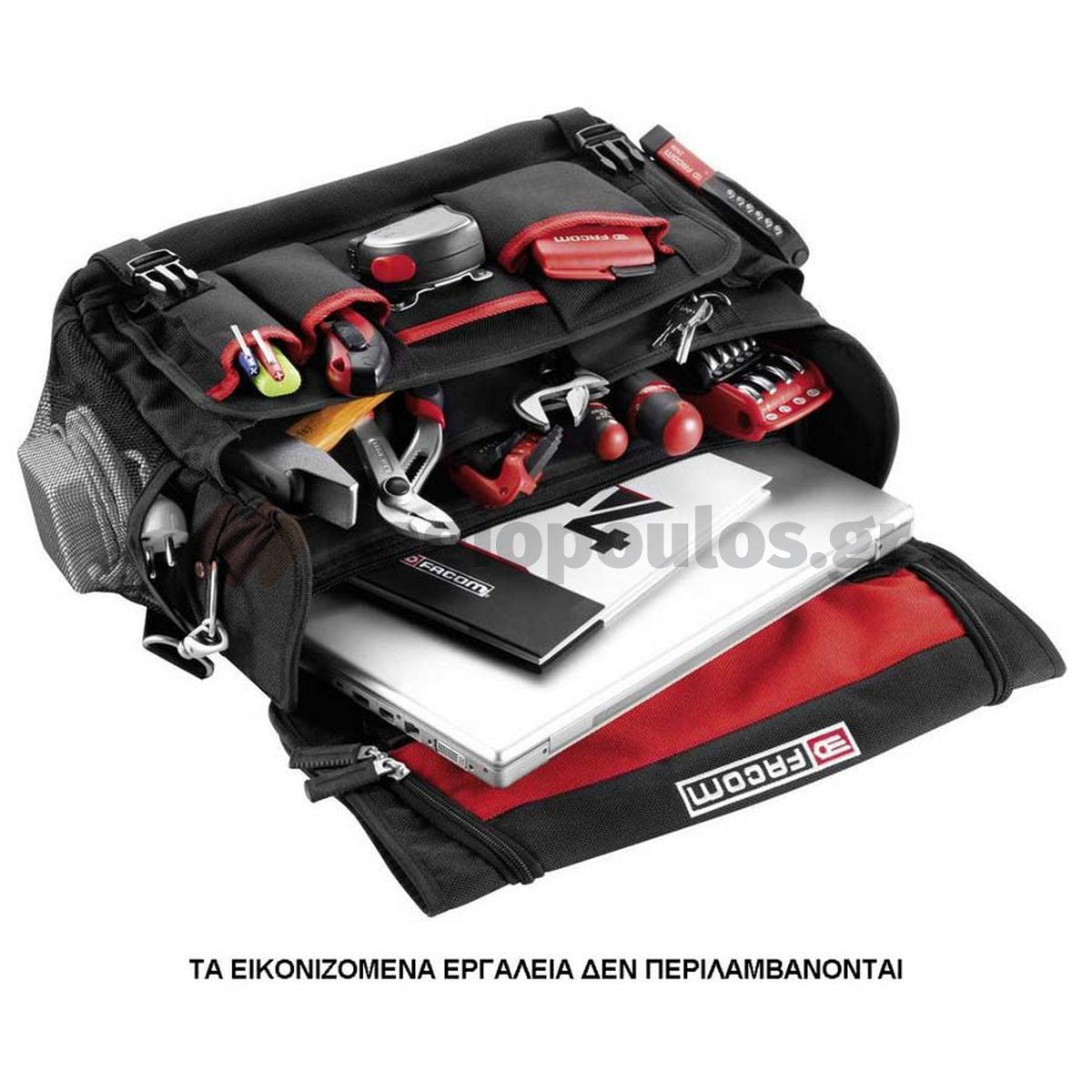 Facom BS.TLBPB Εργαλειοθήκη Τσάντα Κλειστού Τύπου Υφασμάτινη Κρεμαστή Ώμου