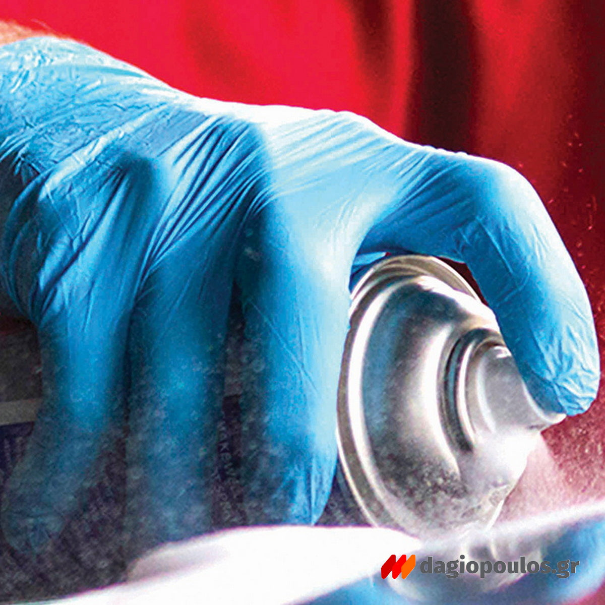 Finergo FNG50-BL Γάντια Νιτριλίου Γενικής Χρήσης Μπλε Πακ 100 Τεμ