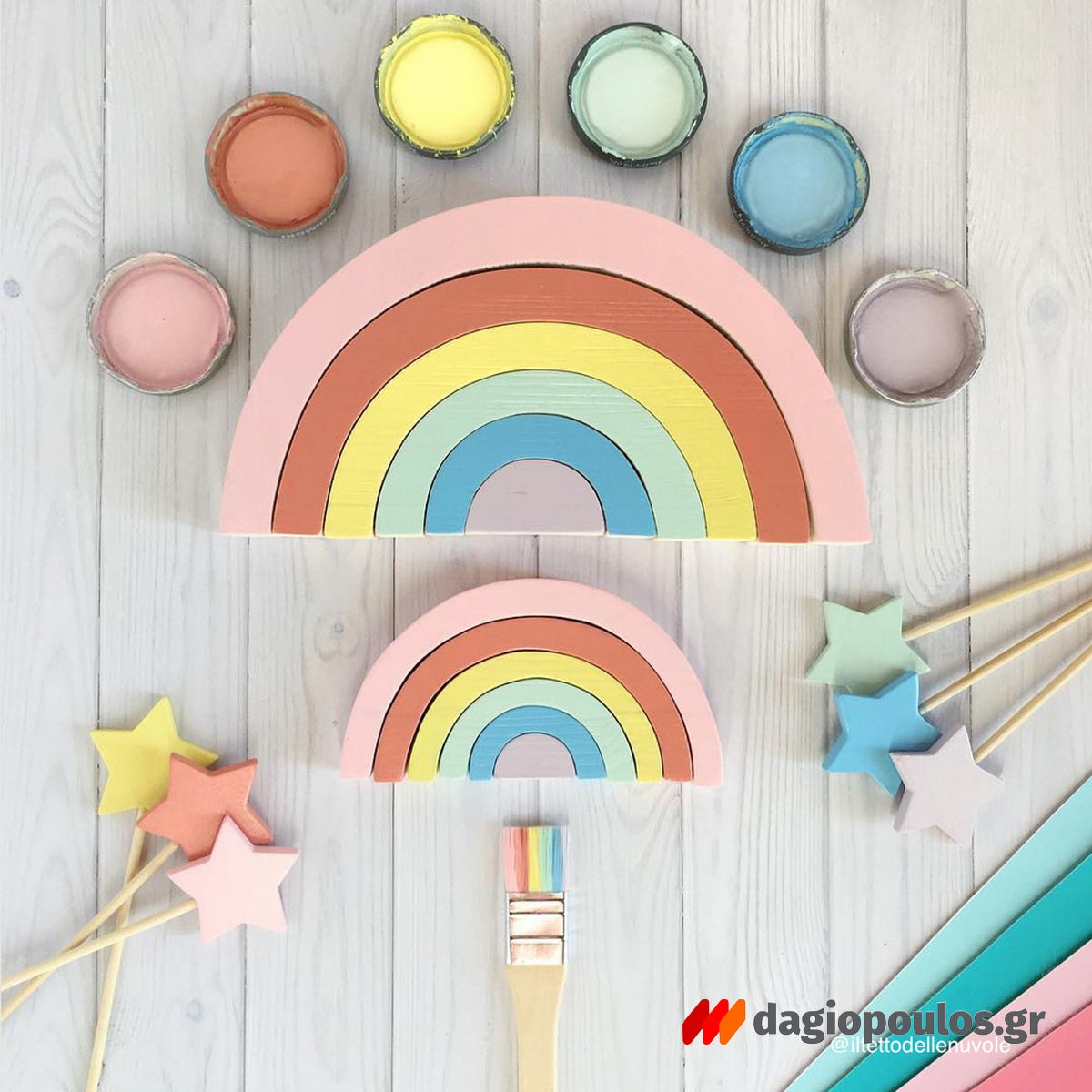 Fleur Chalky Look Άοσμο Οικολογικό Χρώμα Κιμωλίας F20 Pretty Ballerina