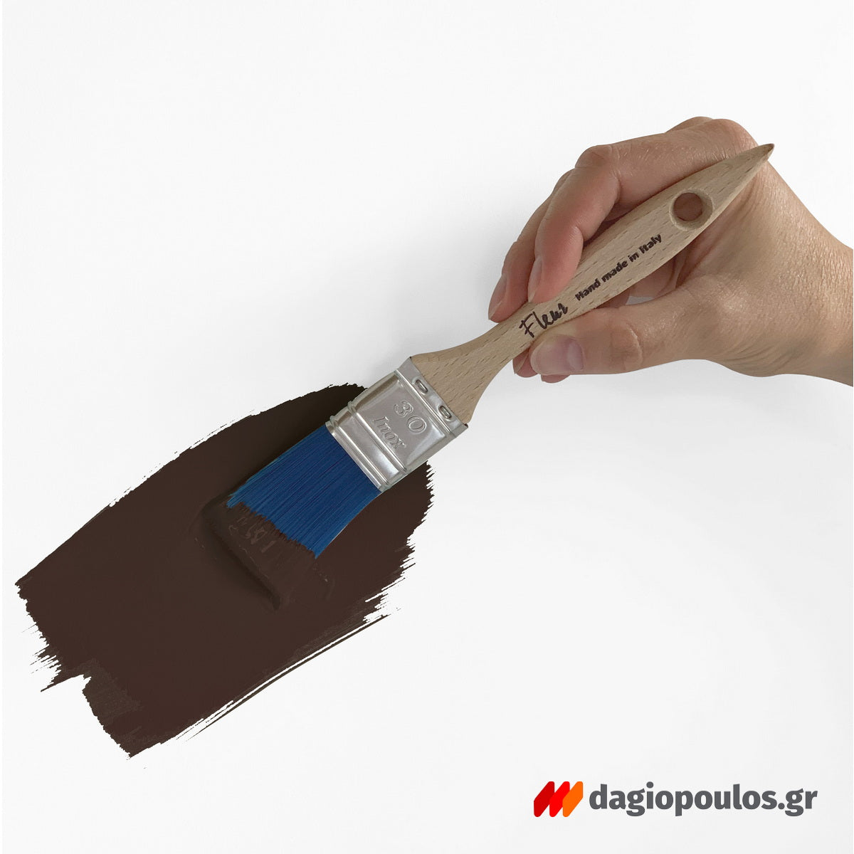 Fleur Chalky Look Άοσμο Οικολογικό Χρώμα Κιμωλίας F18 Burnt Umber