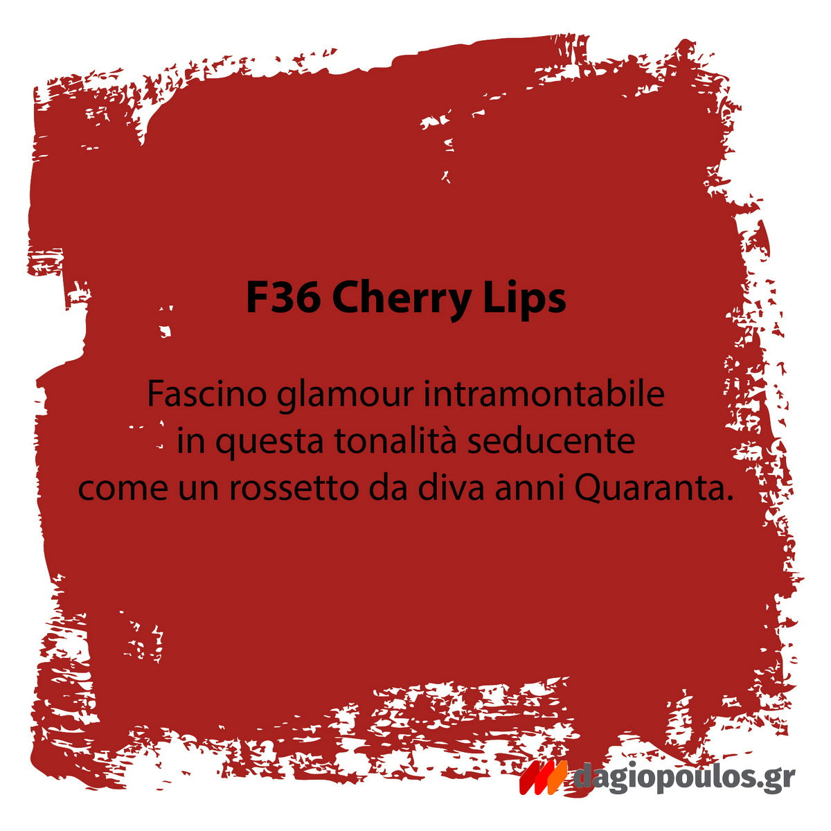 Fleur Chalky Look Άοσμο Οικολογικό Χρώμα Κιμωλίας F36 Cherry Lips