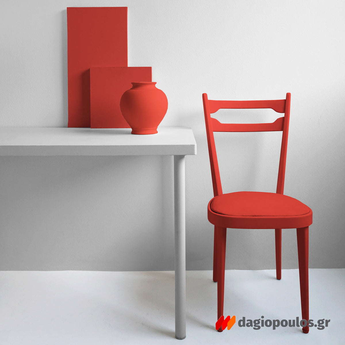 Fleur Chalky Look Άοσμο Οικολογικό Χρώμα Κιμωλίας F27 Tomato Red