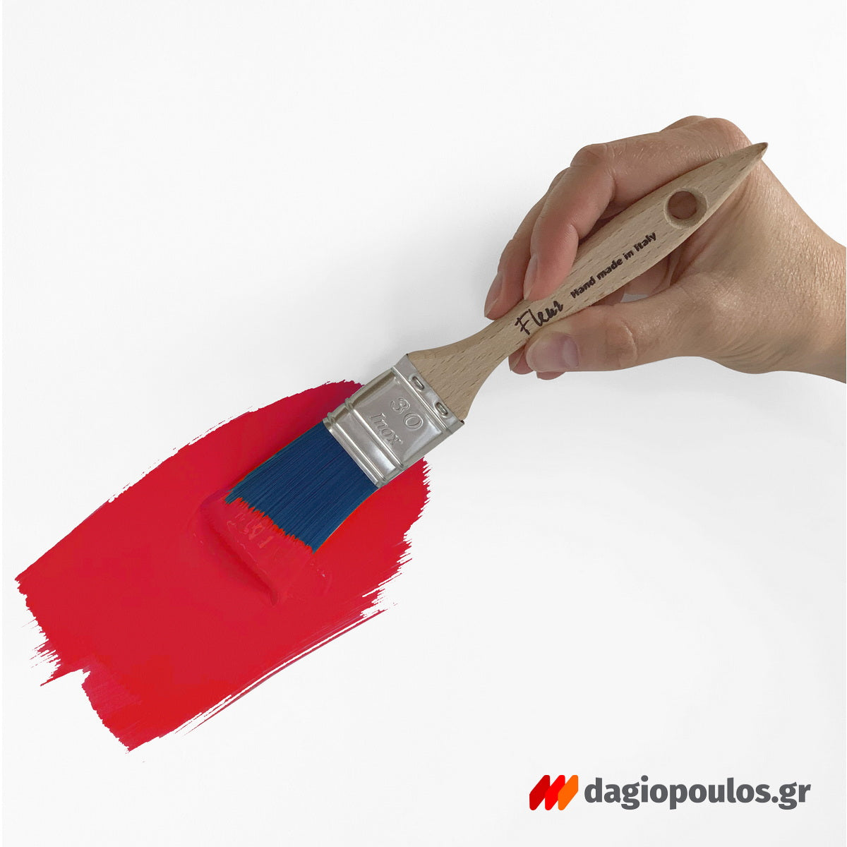 Fleur Chalky Look Άοσμο Οικολογικό Χρώμα Κιμωλίας F27 Tomato Red