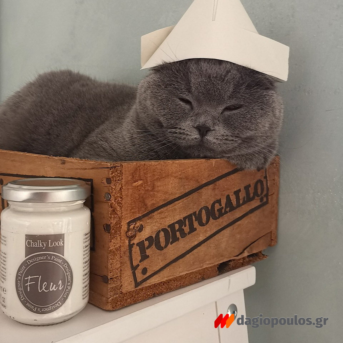 Fleur Chalky Look Άοσμο Οικολογικό Χρώμα Κιμωλίας F04 Cream Love