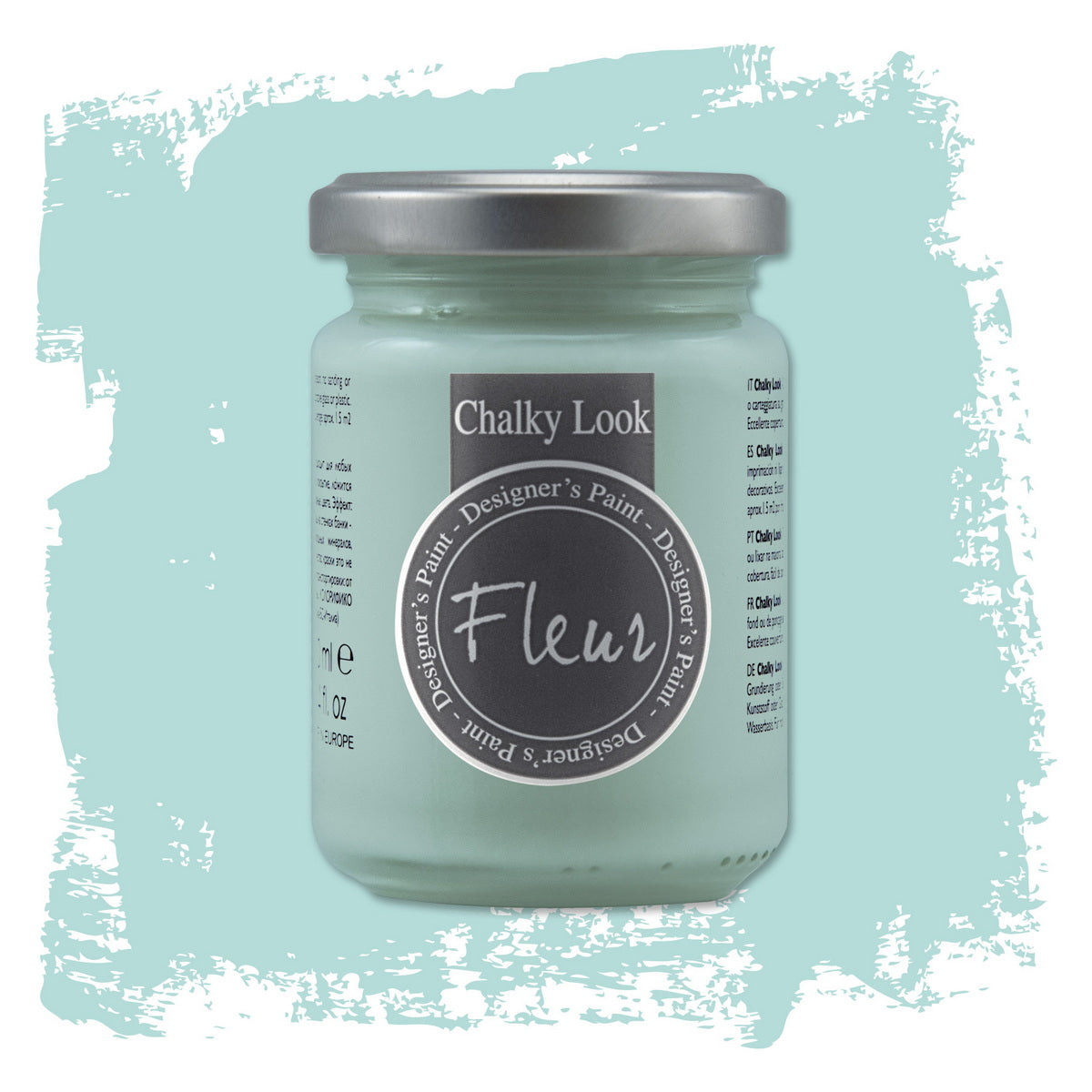 Fleur Chalky Look Άοσμο Οικολογικό Χρώμα Κιμωλίας F49 Cape Town Blue