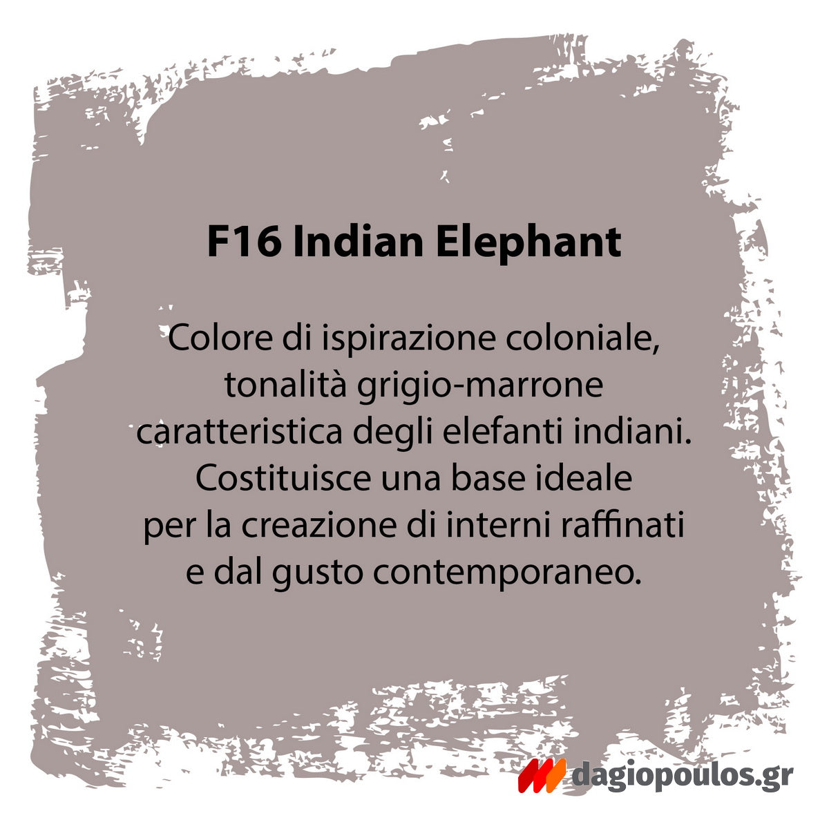 Fleur Chalky Look Άοσμο Οικολογικό Χρώμα Κιμωλίας F16 Indian Elephant