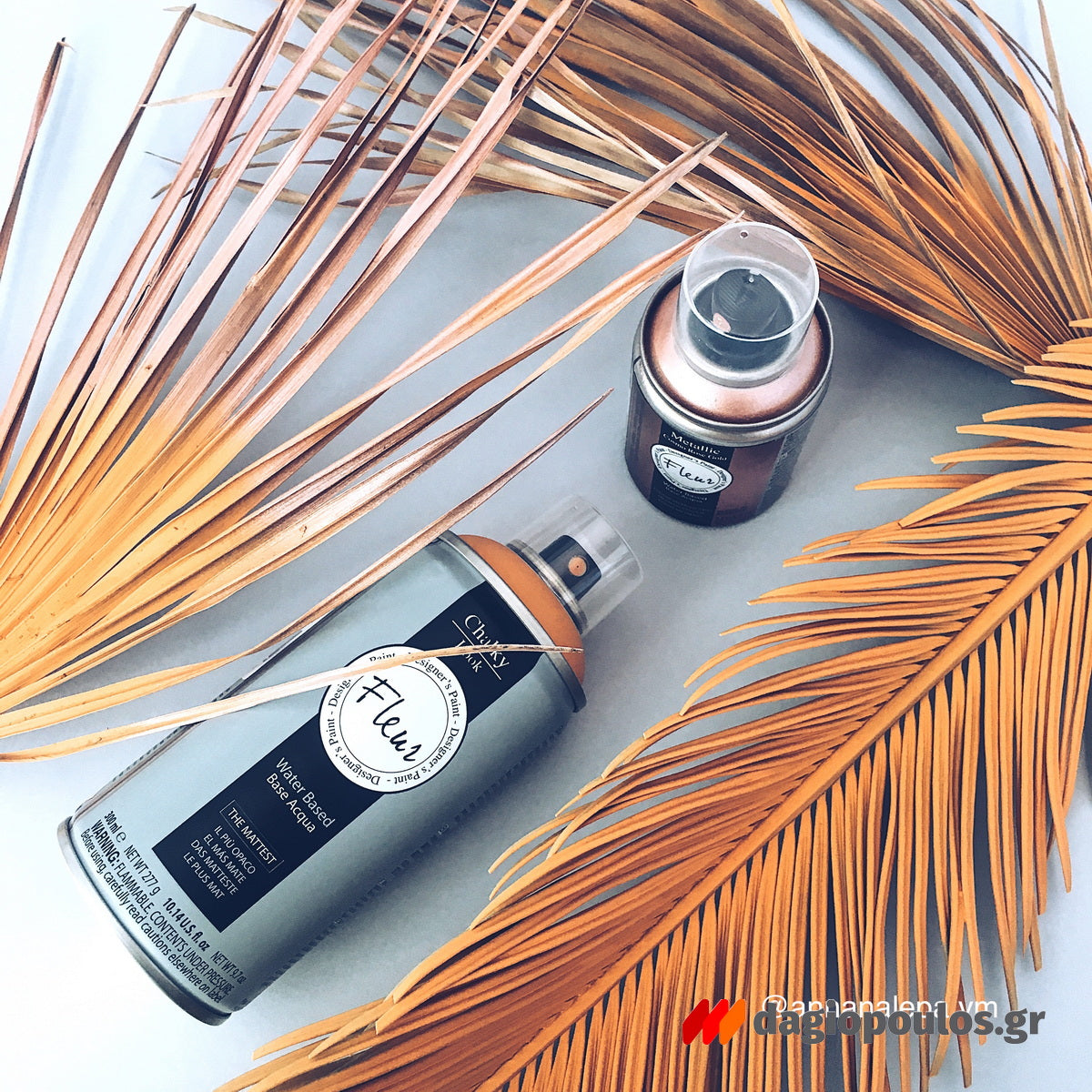 Fleur Chalky Look Spray Σπρέι Κιμωλίας Άοσμο Νερού Ματ F31 Tropical Sunset