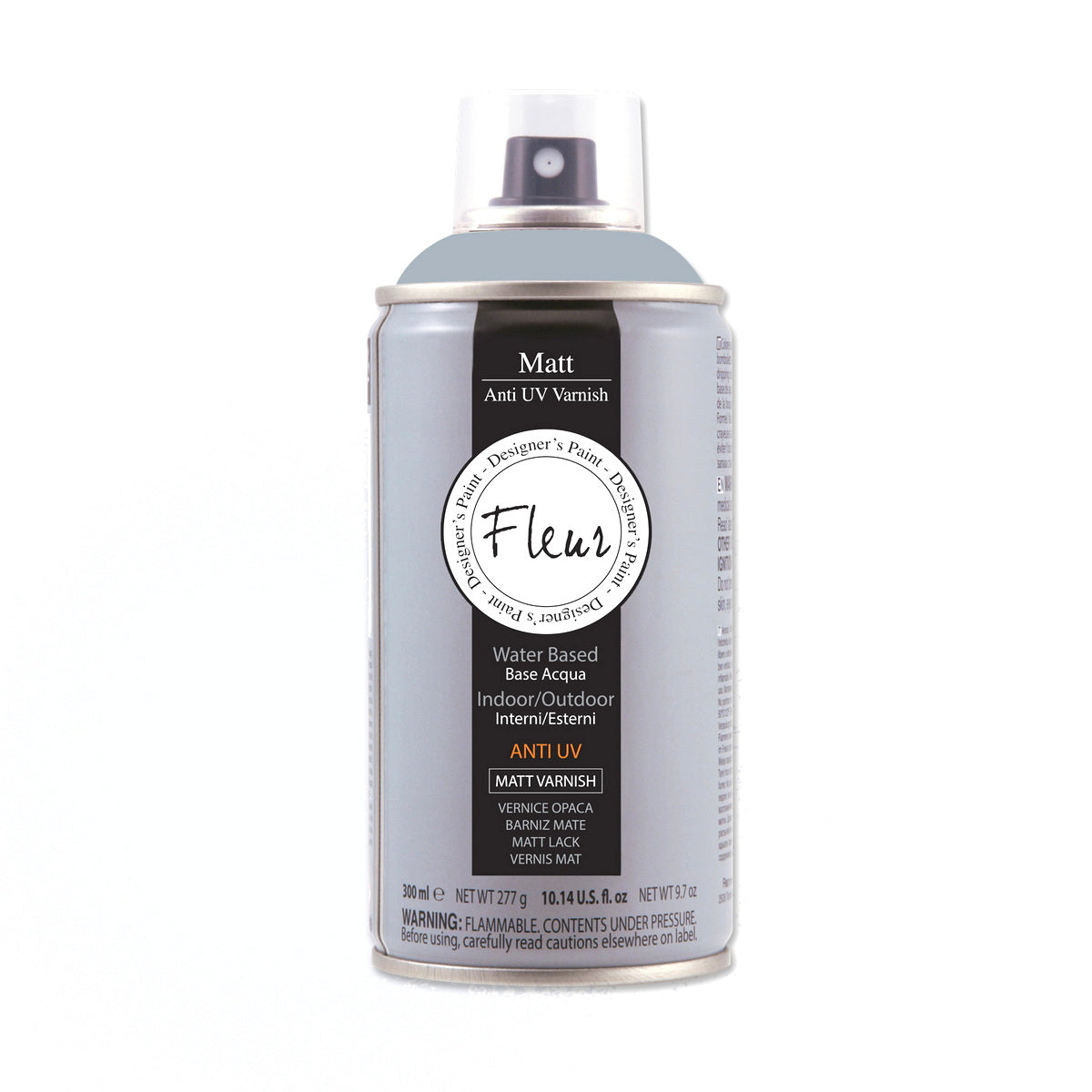 Fleur 63886 Varnish Spray Διαφανές Προστατευτικό Βερνίκι 300ml ΜΑΤ