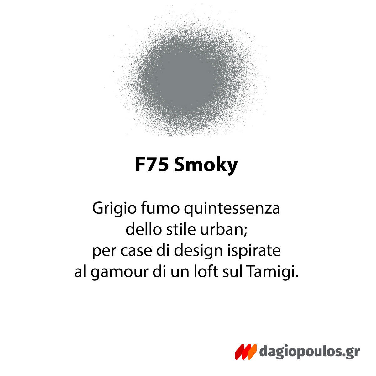 Fleur Spray Chalky Look Σπρέι Κιμωλίας Άοσμο Νερού Ματ F75 Smoky