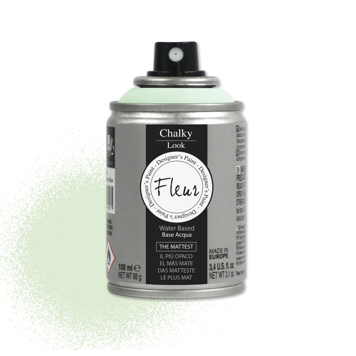 Fleur Spray Chalky Look Σπρέι Κιμωλίας Άοσμο Νερού Ματ F50 Miami Milk