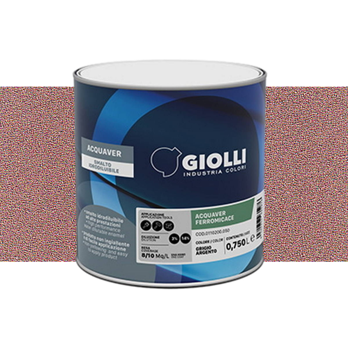 Giolli 762 Acquaver Ferromicace Ανάγλυφο Ματ Αντισκωριακό Χρώμα Μετάλλων ΝΕΡΟΥ Rame