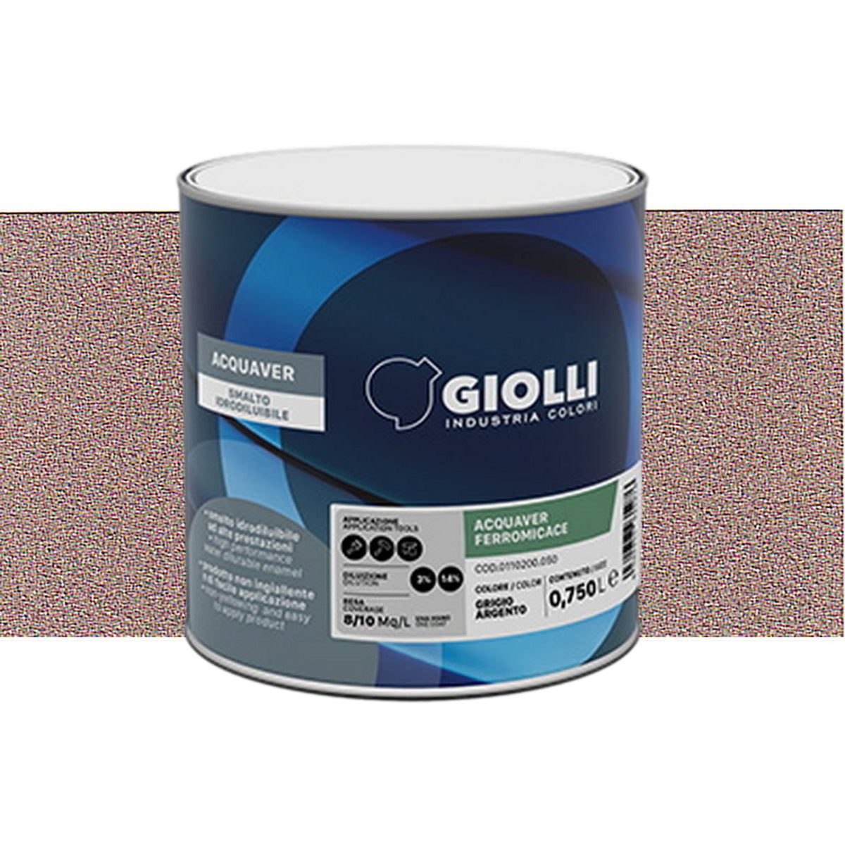 Giolli 762 Acquaver Ferromicace Ανάγλυφο Ματ Αντισκωριακό Χρώμα Μετάλλων ΝΕΡΟΥ Terra Di Siena