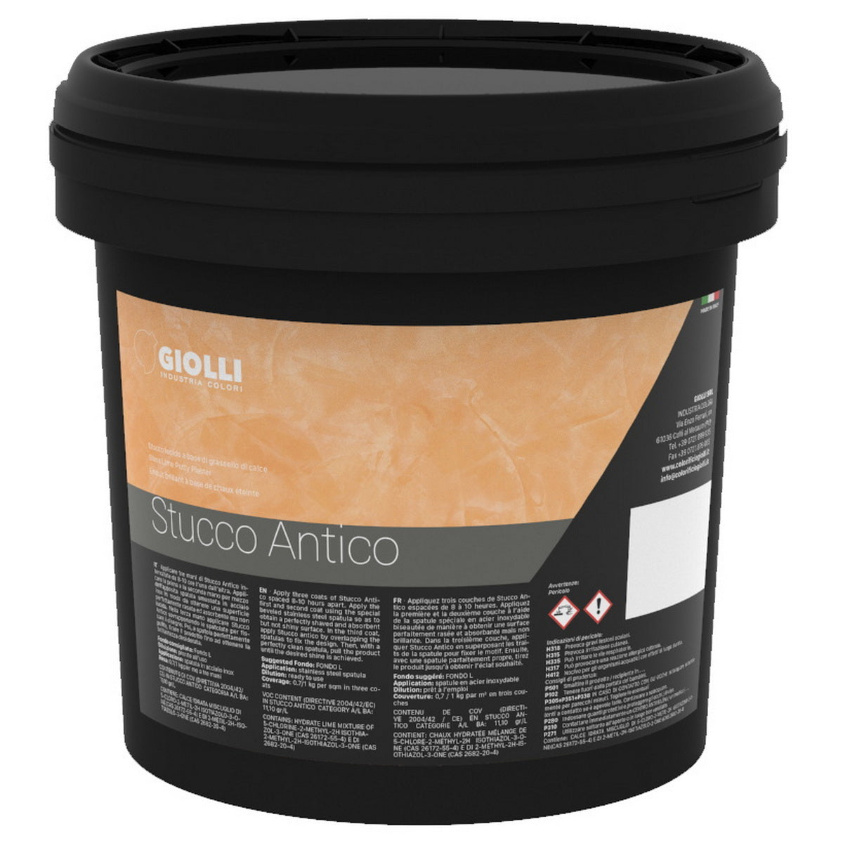 Giolli 231 Stucco Antico Εφέ Τοίχου Stucco Veneziano Βασισμένο σε Σβησμένο Ασβέστη