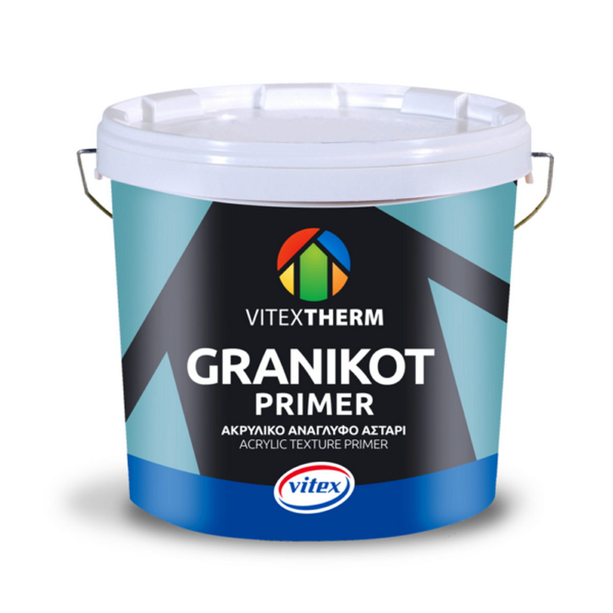 Vitextherm Granikot Primer Ακρυλικό Ανάγλυφο Αστάρι Σοβά Θερμομόνωσης Λευκό
