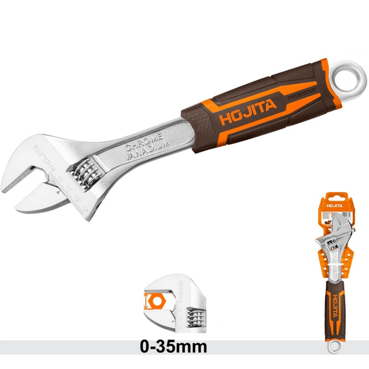 Hojita Επαγγελματικά Κλειδιά Γαλλικά Με Αντιολισθητική Λαβή