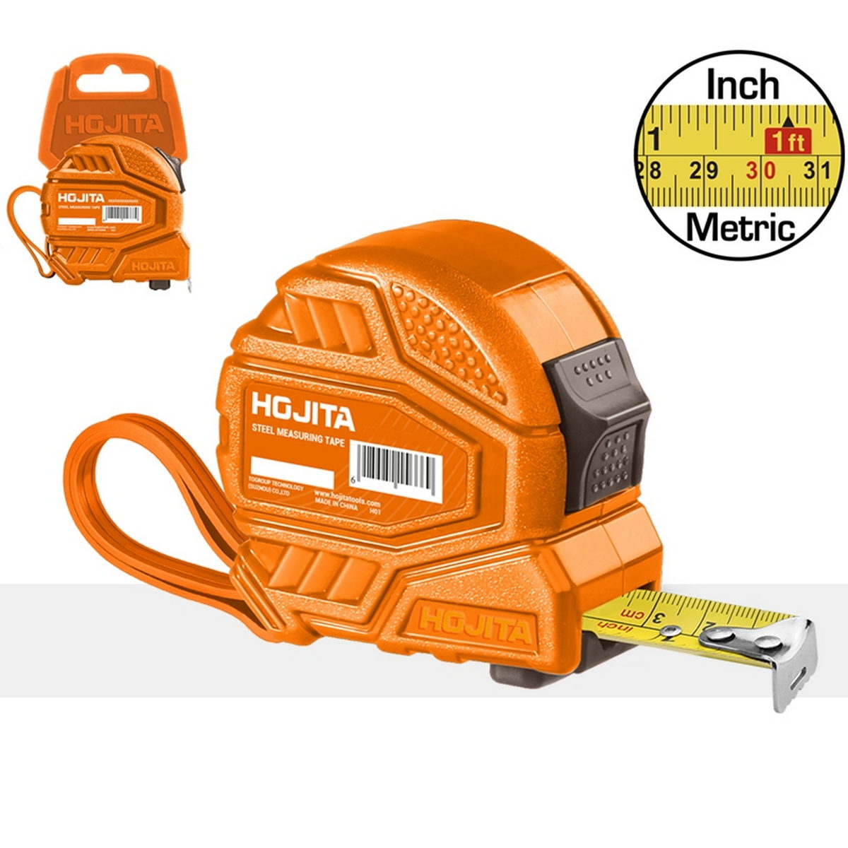 Hojita Επαγγελματική Μετροταινία Με Αυτόματo Κλείδωμα