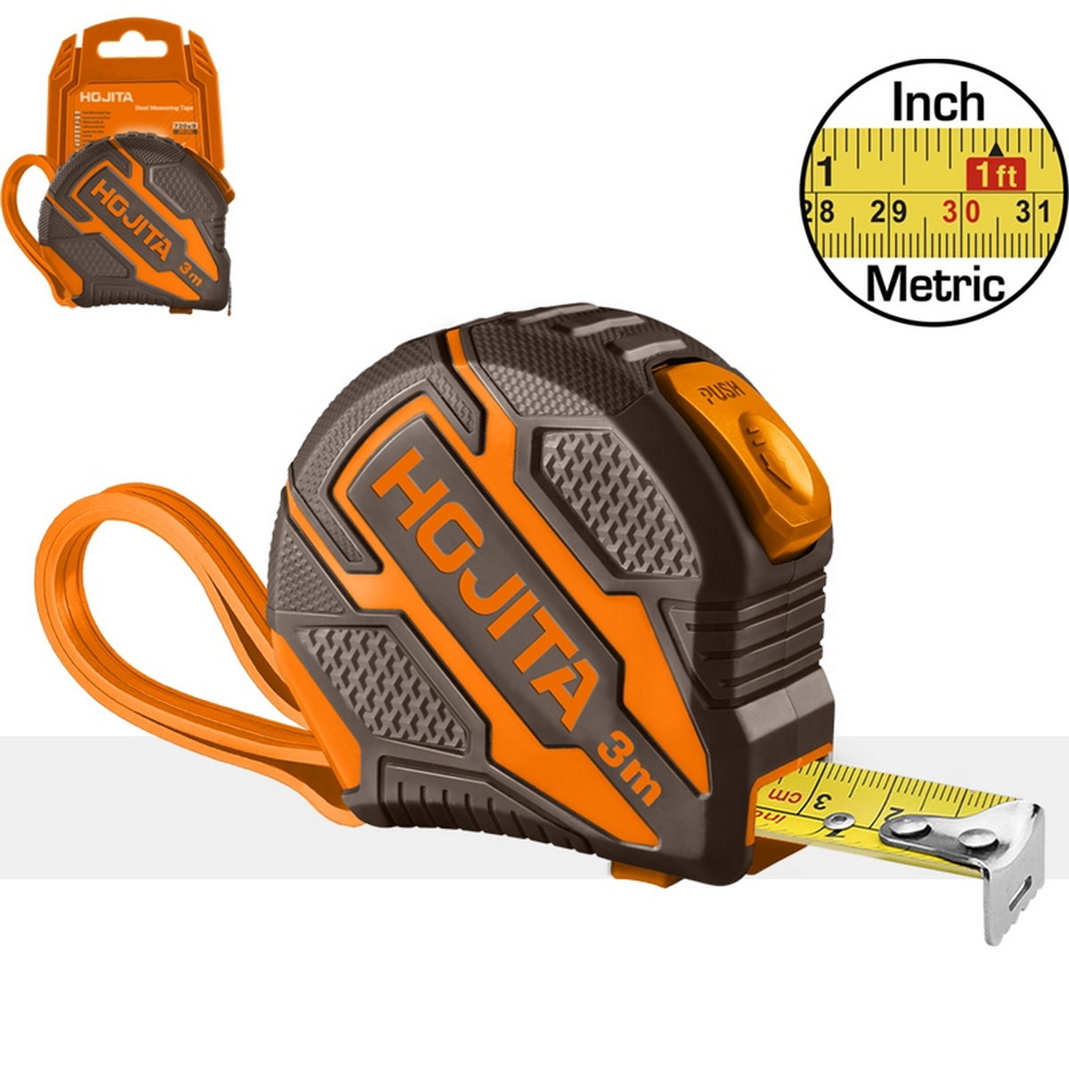 Hojita Επαγγελματικές Μετροταινίες Αυτόματου Κλειδώματος