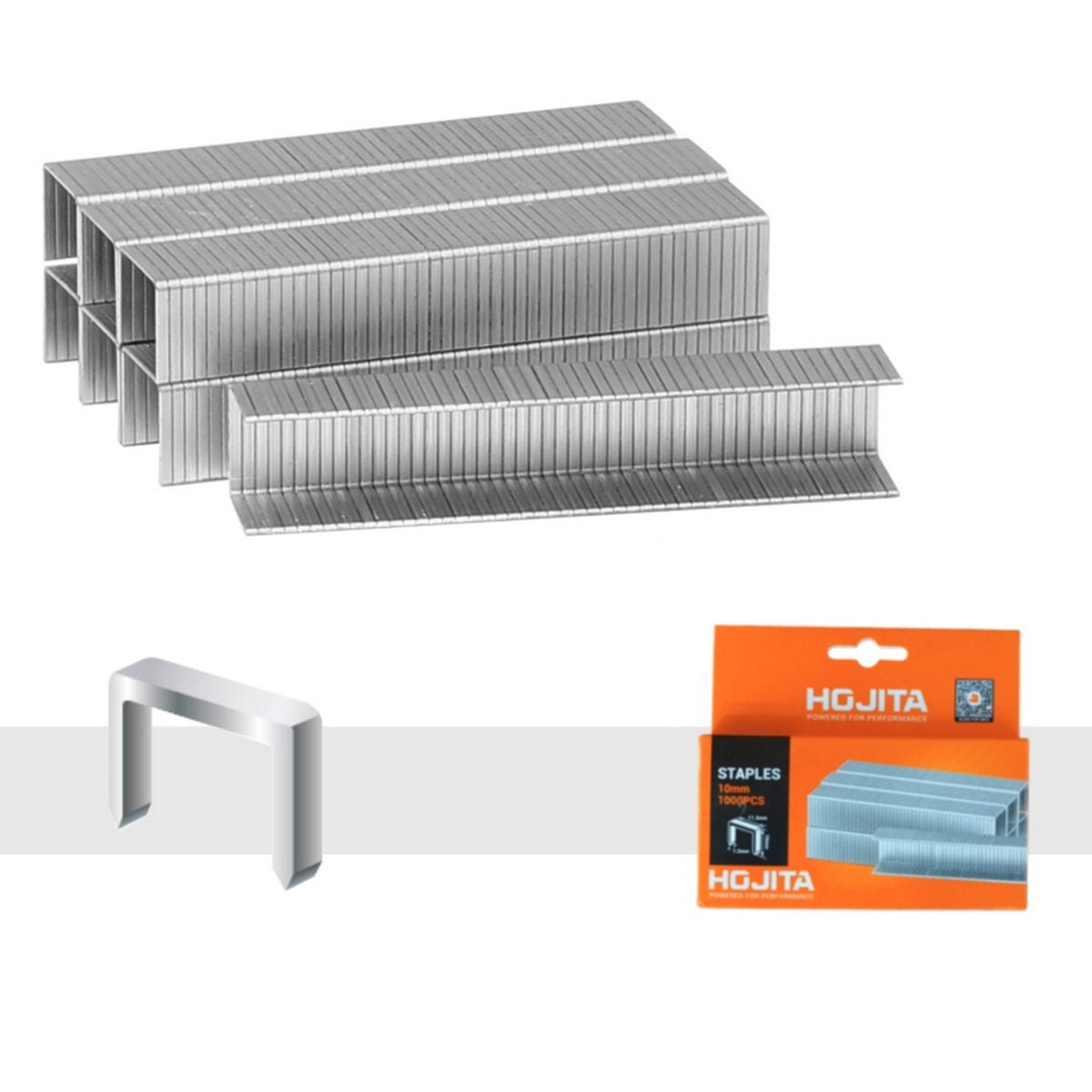 Hojita Συρραπτικά Δίχαλα (Συνδετήρες) Π Καρφωτικών Πιστολιών Χειρός 1000Τεμ