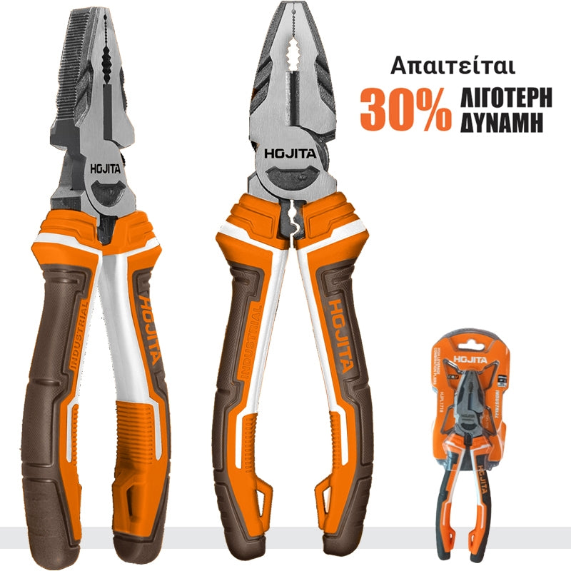 Hojita Επαγγελματική Πένσα Γενικής Χρήσης Cr-V Με Υποβοήθηση (Υπομόχλιο)