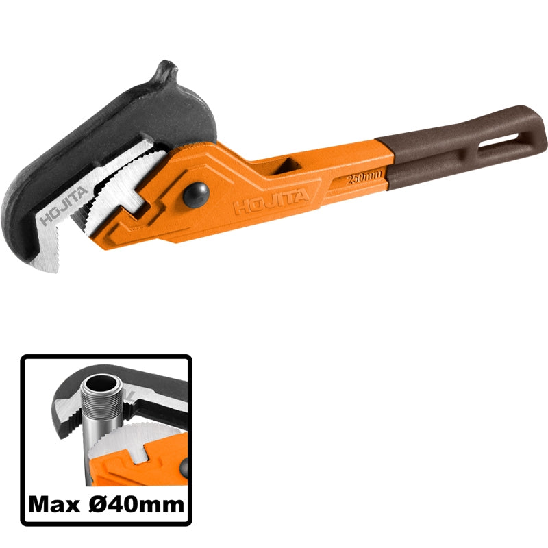 Hojita Επαγγελματικό Κλειδί Σωλήνων (Κάβουρας) Με Καστάνια