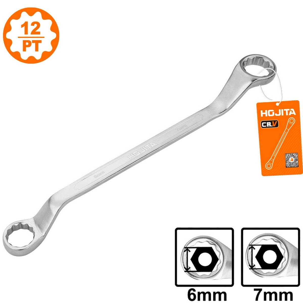 Hojita Επαγγελματικά Κλειδιά Πολύγωνα Cr-V