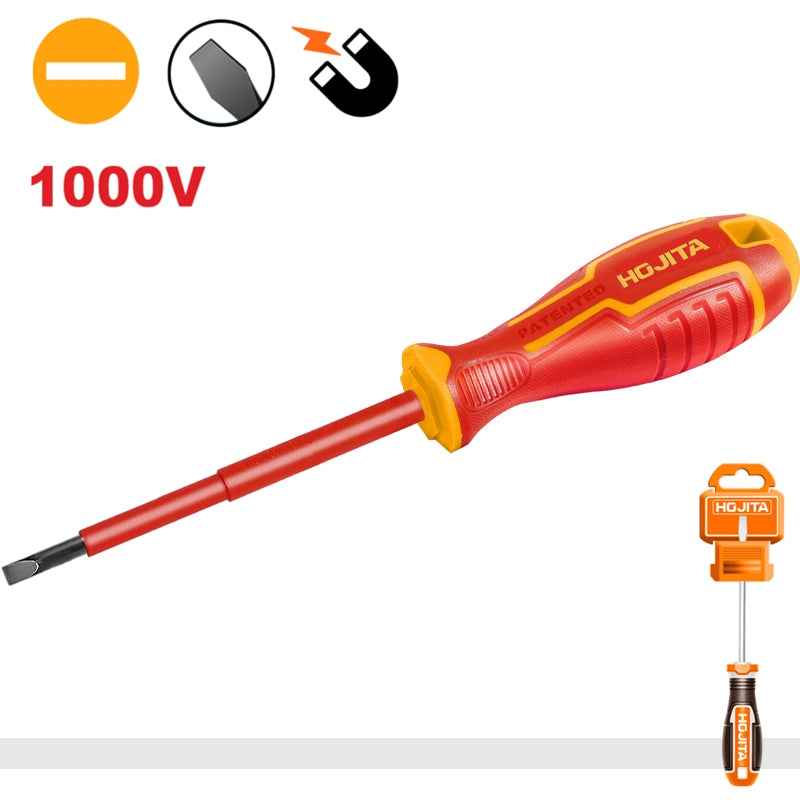 Hojita Επαγγελματικά Κατσαβίδια Ίσια Με Μόνωση VDE 1000V