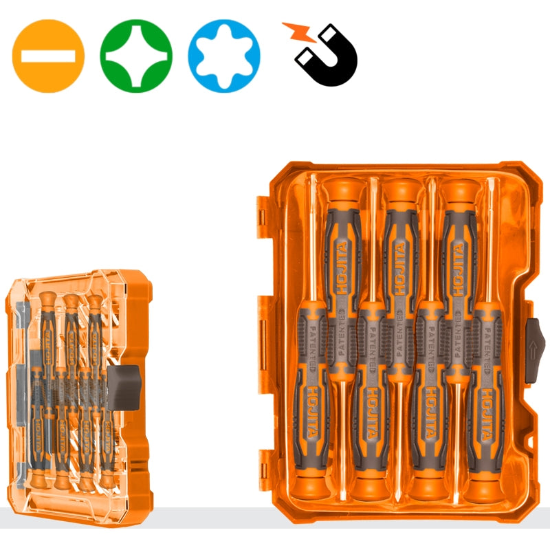 Hojita HJSS2B07 Συλλογή Κατσαβίδια Ωρολογοποιών-Ηλεκτρονικών Cr-V Σετ 7 Τεμ Σε Κασετίνα