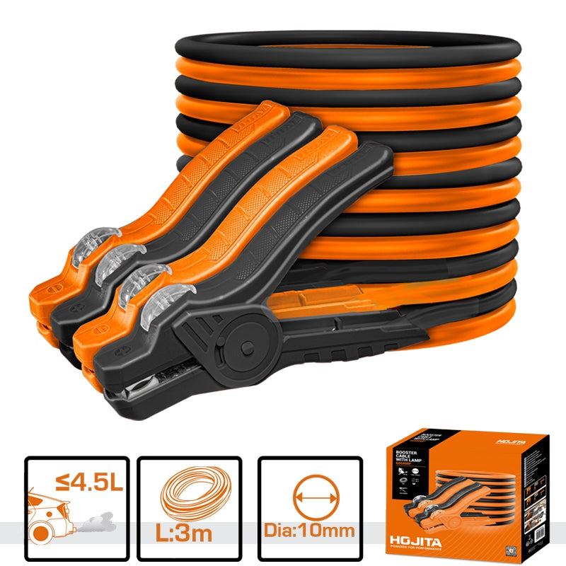 Hojita HJBCL60501 Καλώδια Εκκίνησης Αυτοκινήτου με LED 600A