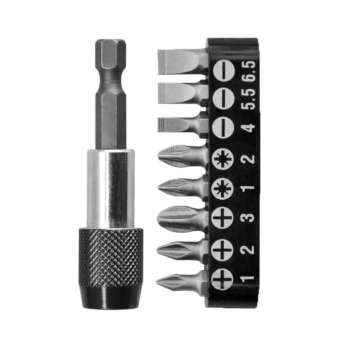 Hojita HJBS5K09 Συλλογή Μύτες & Μαγνητικός Αντάπτορας Σετ 9 Τεμ