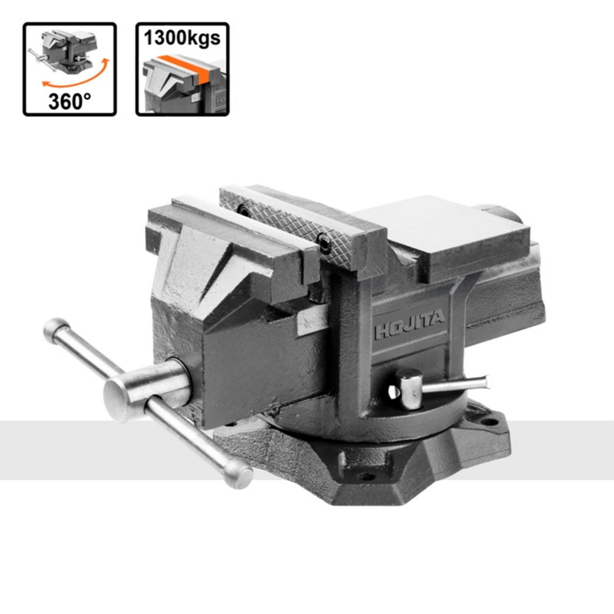 Hojita HJBV1A06 Επαγγελματική Μέγγενη Πάγκου Περιστρεφόμενη 150mm