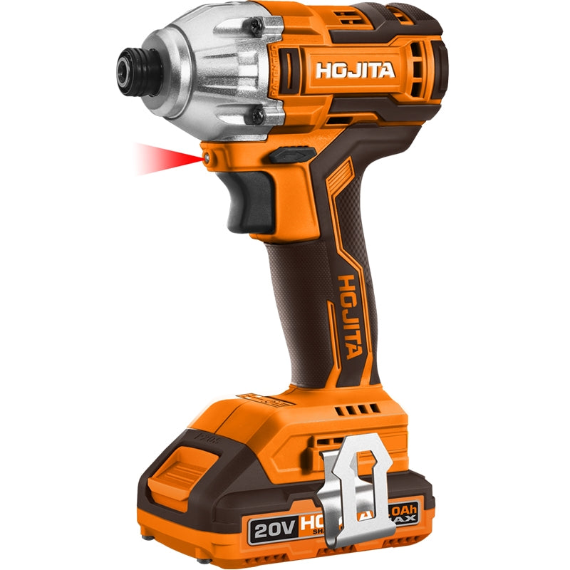 Hojita HJCD2M17 Brushless Παλμικό Κατσαβίδι Μπαταρίας 20V Li-Ion 170Nm Με 2 Μπαταρίες 2.0Ah & Τσάντα Μεταφοράς