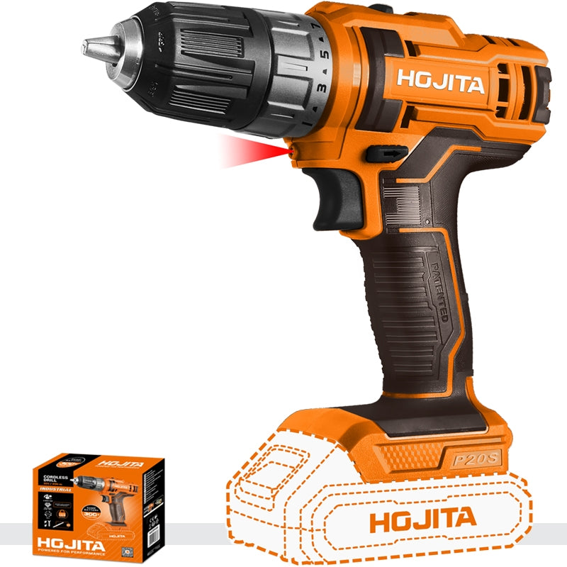 Hojita HJCDP550 Δραπανοκατσάβιδο Μπαταρίας 20V Li-Ion 45Nm SOLO