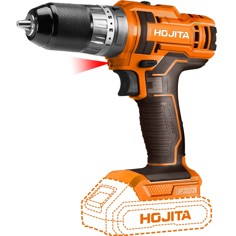 Hojita HJCDP570 Δραπανοκατσάβιδο Κρουστικό Μπαταρίας 20V Li-Ion 45Nm SOLO