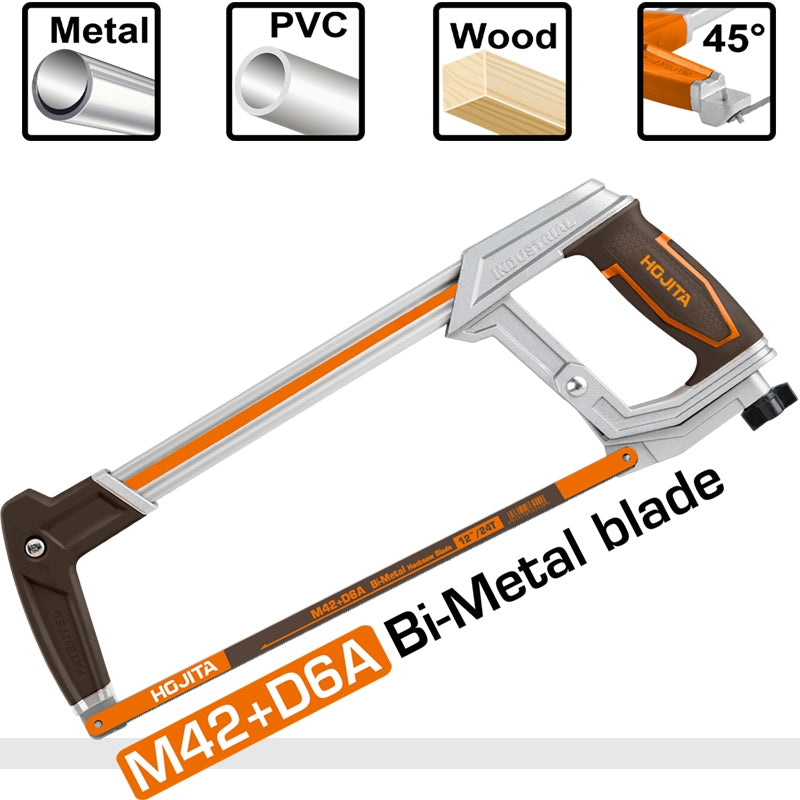 Hojita HJHF3206 Πριόνι Μετάλλων (Σιδηροπρίονο) - Ξύλου - Πλαστικών Βαρέως Τύπου 300mm