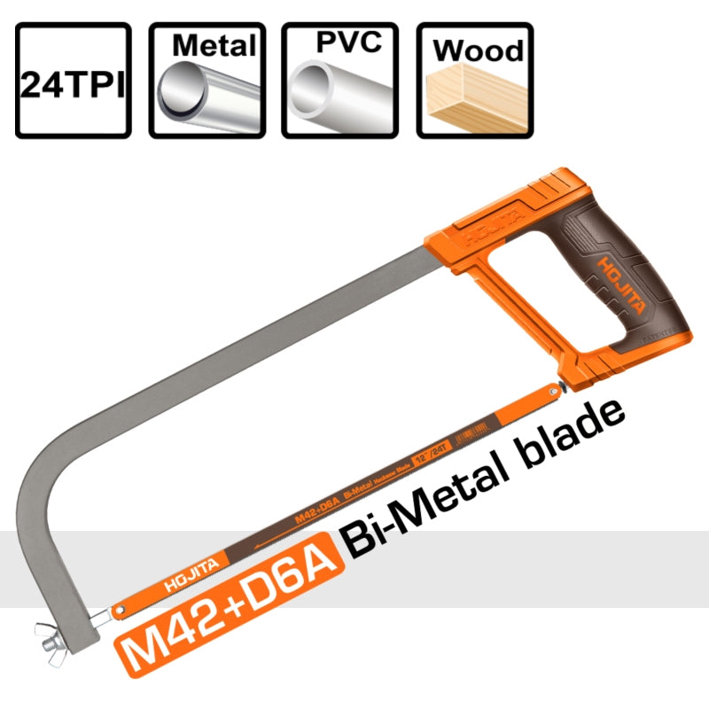 Hojita HJHF3268 Πριόνι Μετάλλων (Σιδηροπρίονο) - Ξύλου - Πλαστικών 300mm